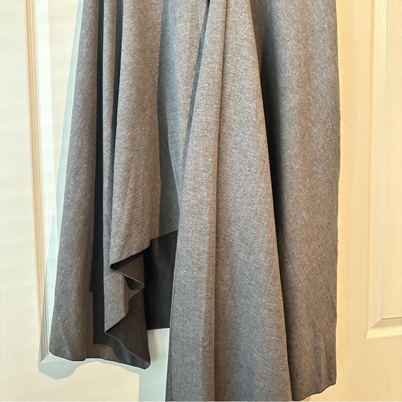 New Zara $109 Wool Blend Gray Oversized Cape Shawl 0264/488 Medium - Picture 11 of 15